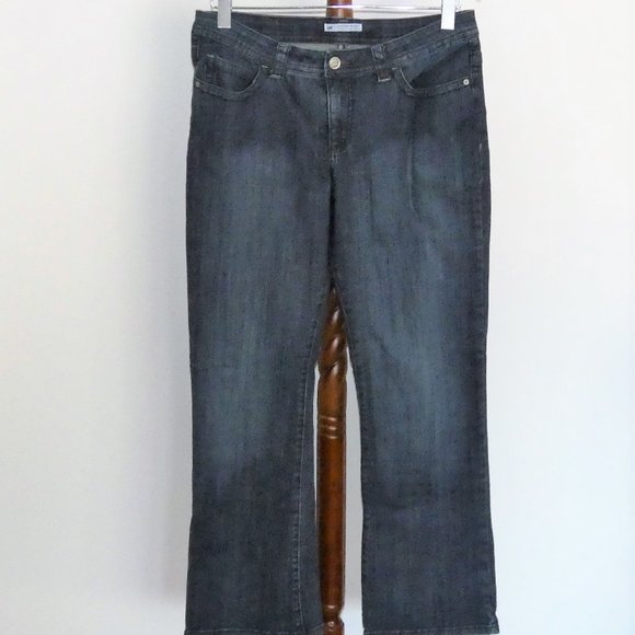 Lee Slender Secret Bootcut Denim Jeans Lower on Waist - Picture 2 of 8